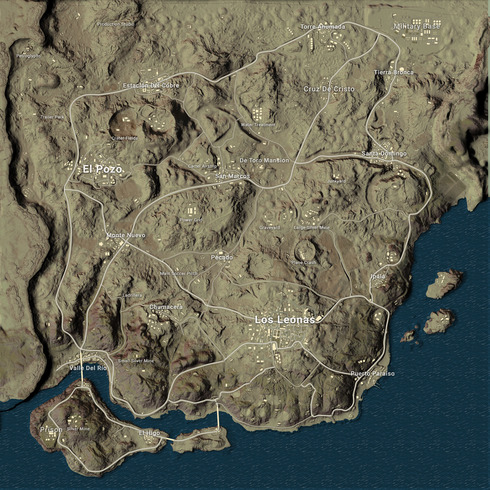 Pubg Interactive Map - miramar